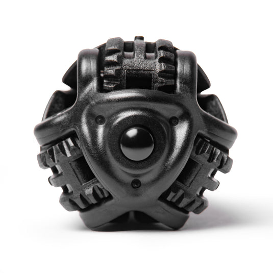 Bottom view of SWIFT OG portable gearstand showing oversized gears and machined aluminum release button.